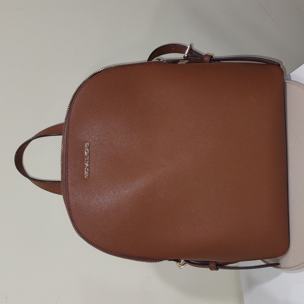 Michael Kors Tan Leather Bag Backpack